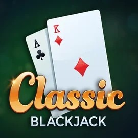 Classic Blackjack slot icon by Red Tiger Gaming, available at Spinjo Casino