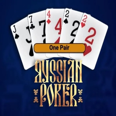 Official Table Games logo: Russian Poker by OneTouch Games at Spinjo Casino